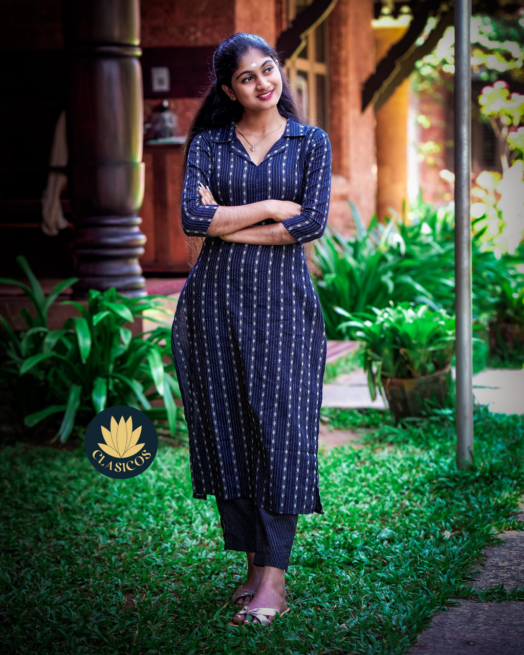 Kantha cotton coord set - CLS0170