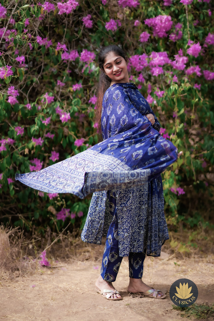 Printed Soft cotton Salwar Set - CLS0178