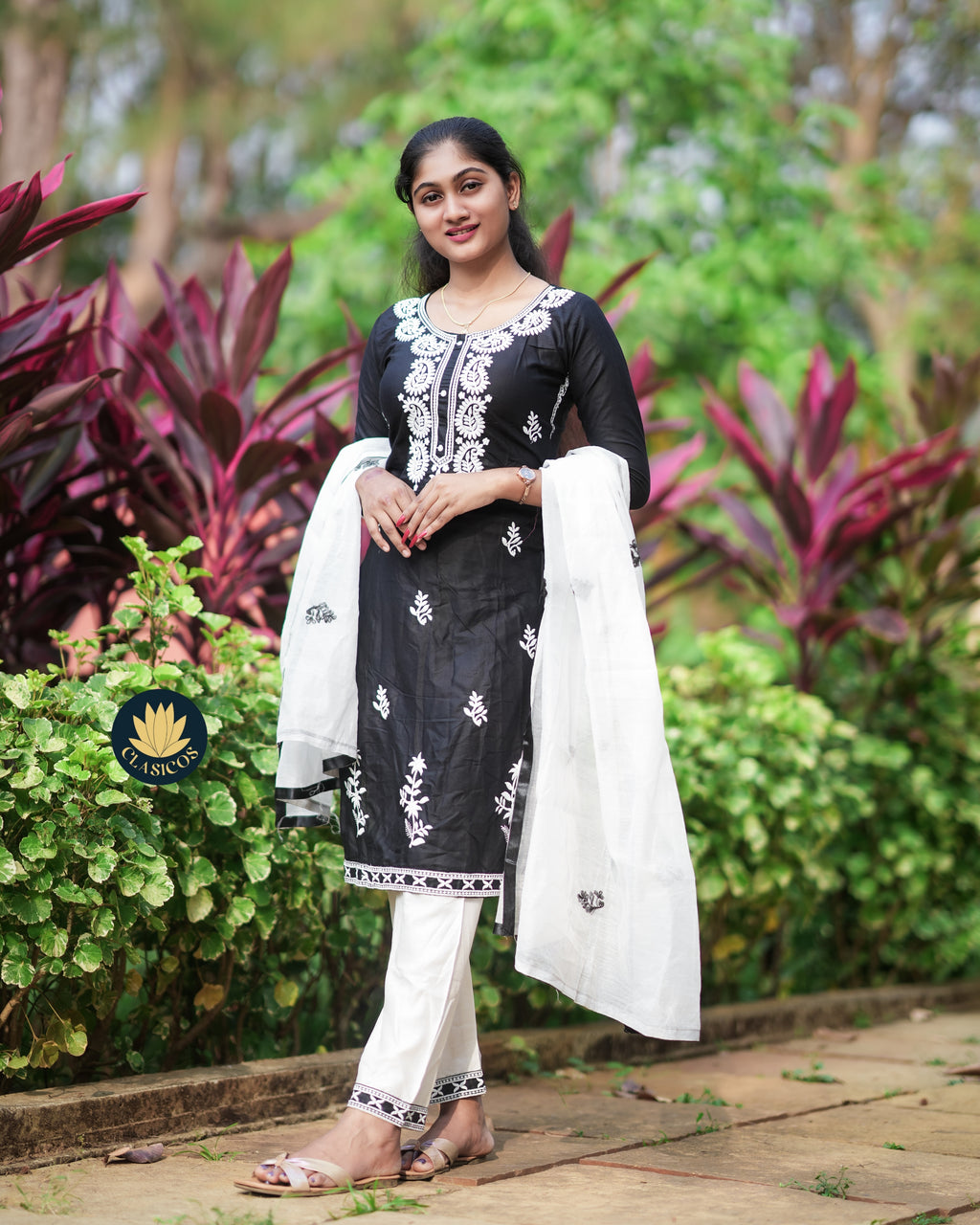 Rayon embroidered salwar set - CLS0181