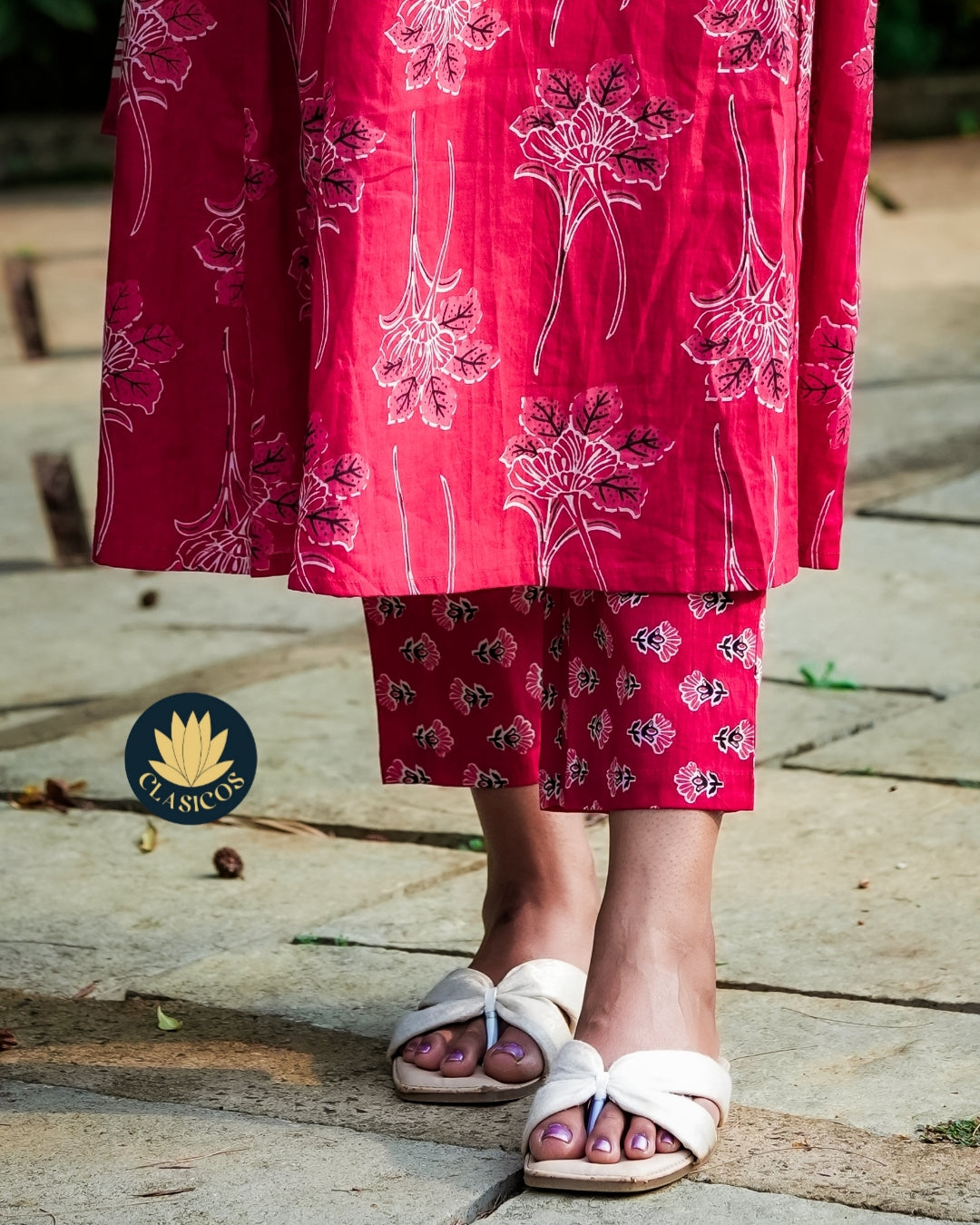 Pure Soft Cotton A-Line Salwar Set - CLS0185