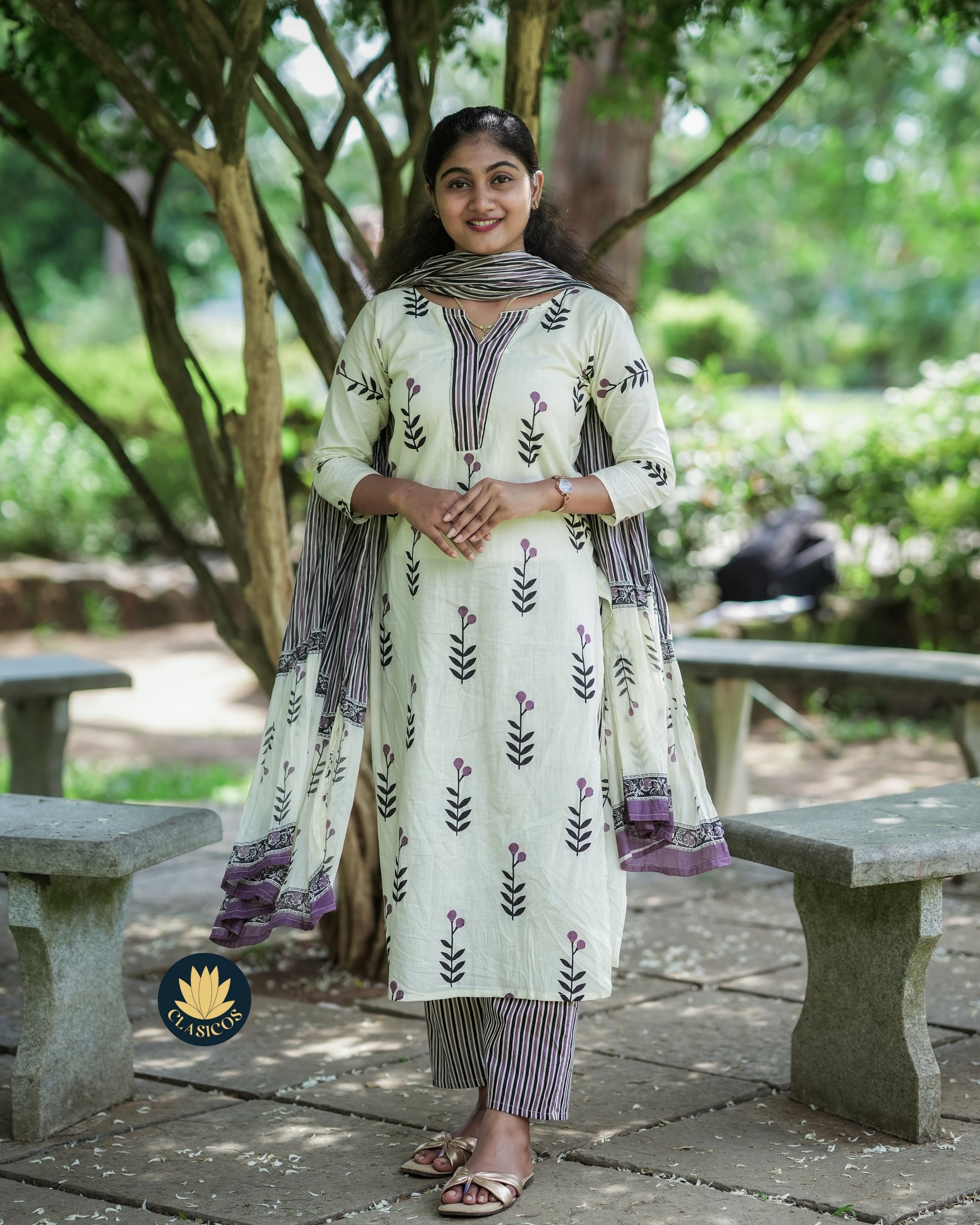 Pure soft cotton salwar set - CLS0186
