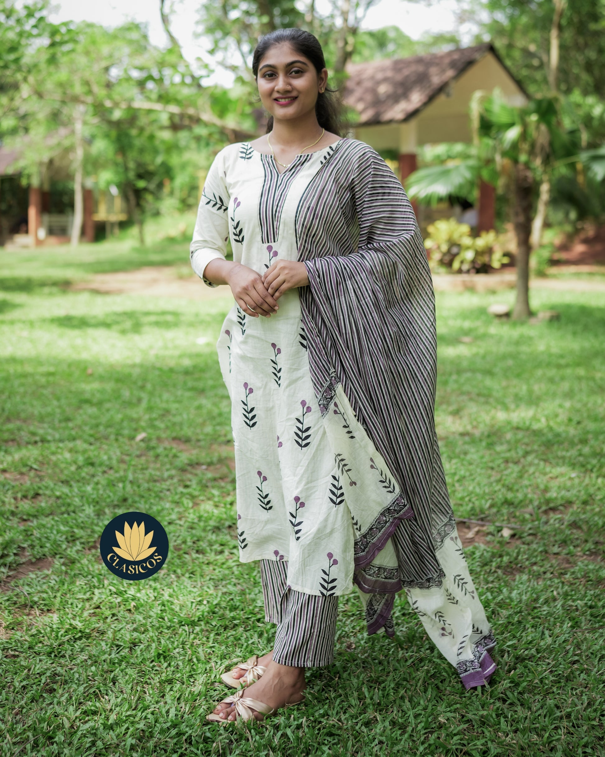 Pure soft cotton salwar set - CLS0186