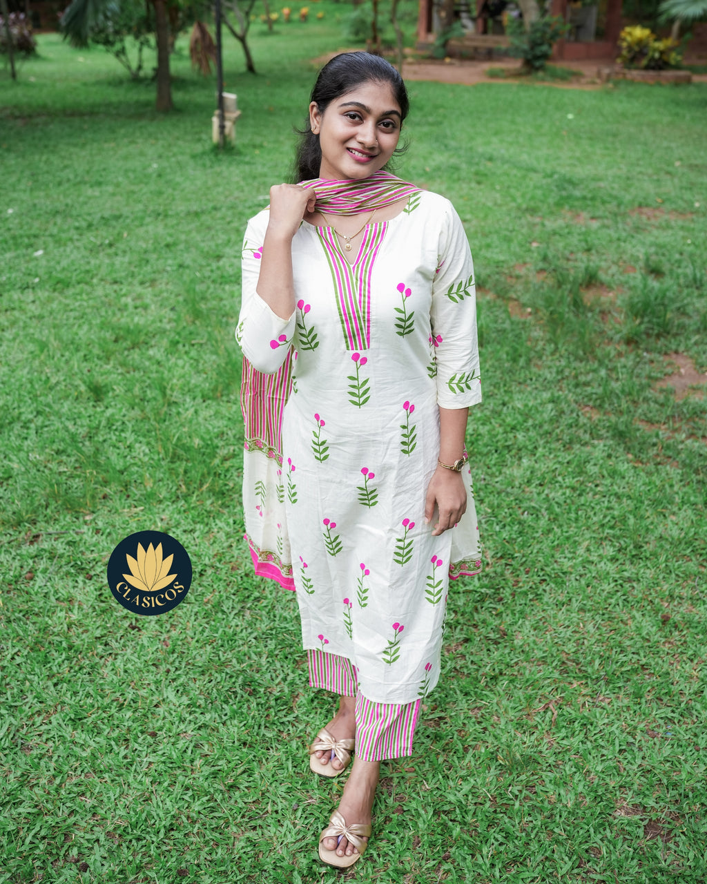 Pure soft cotton salwar set - CLS0186