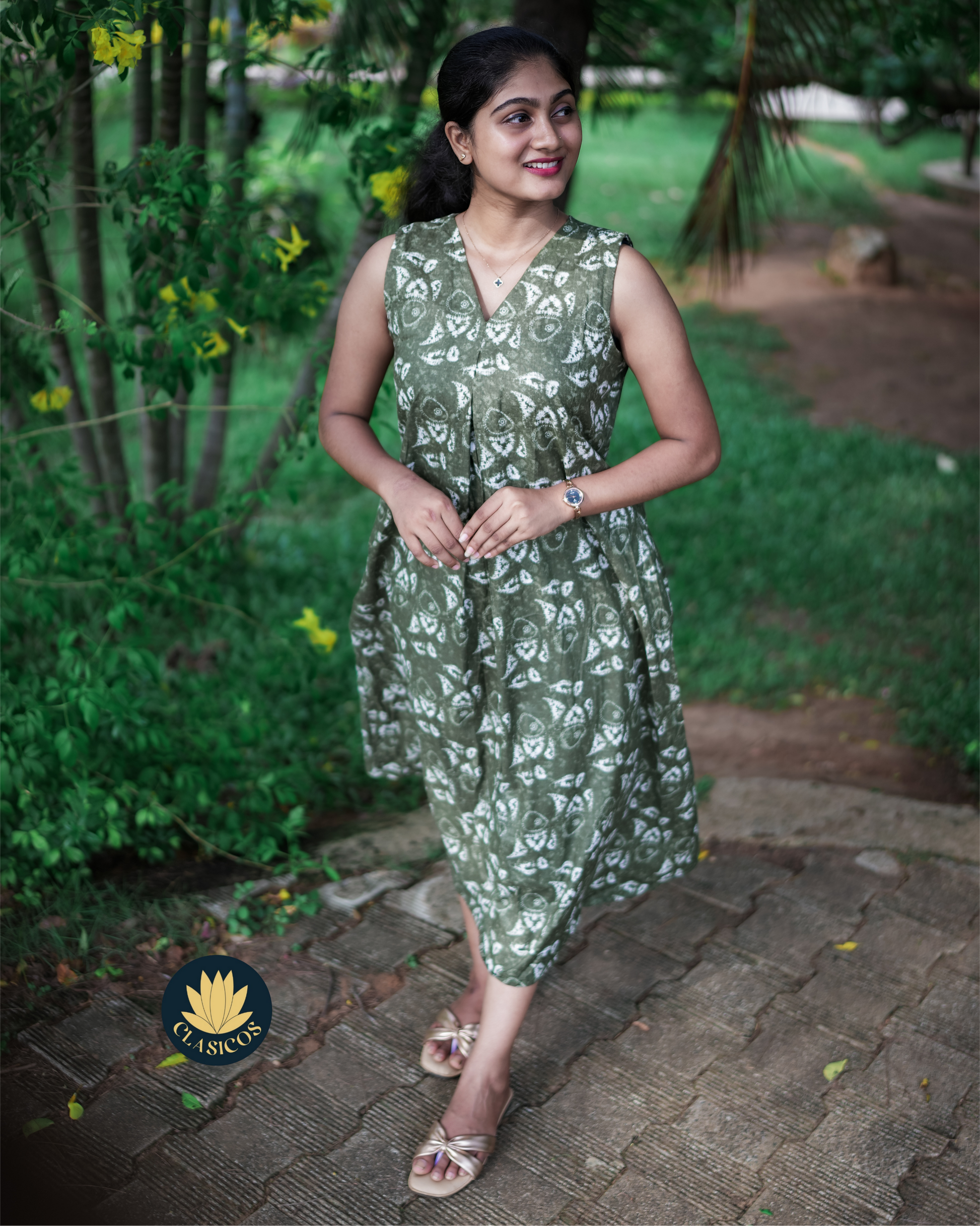 Premium Jaipur Cotton Dress - CLS0187