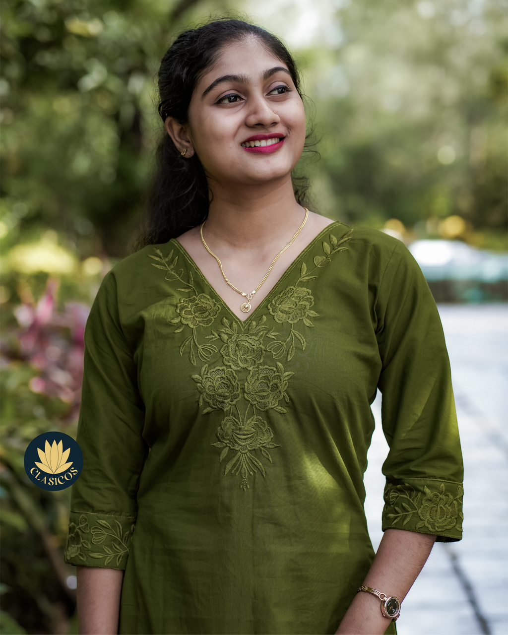 Dhabu Cotton Embroidered Co-Ord Set