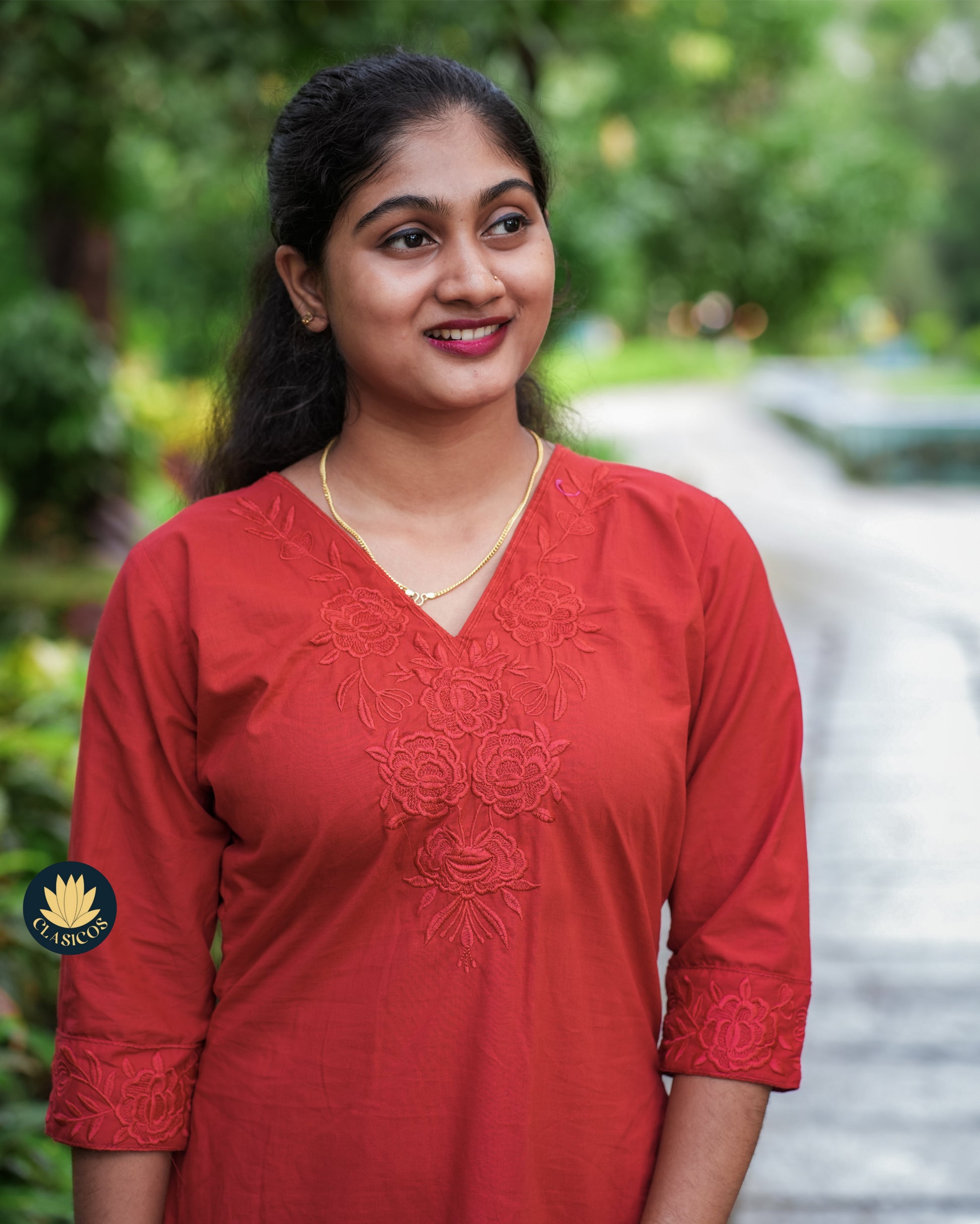 Dhabu Cotton Embroidered Co-Ord Set
