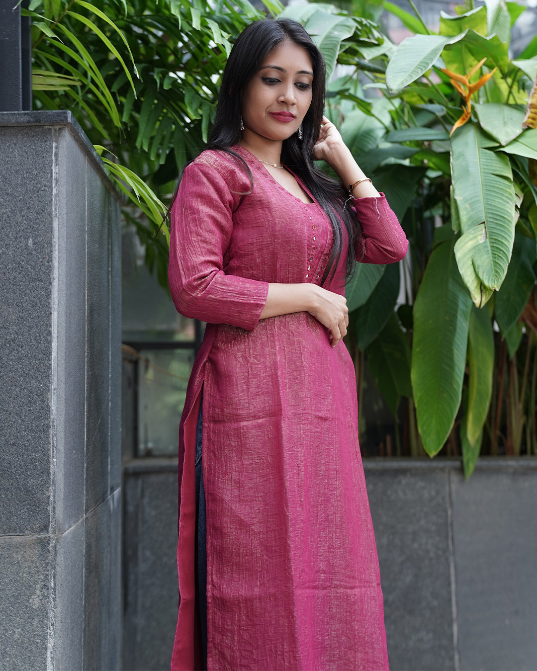 Crushed Tissue Party Wear - CLS0144