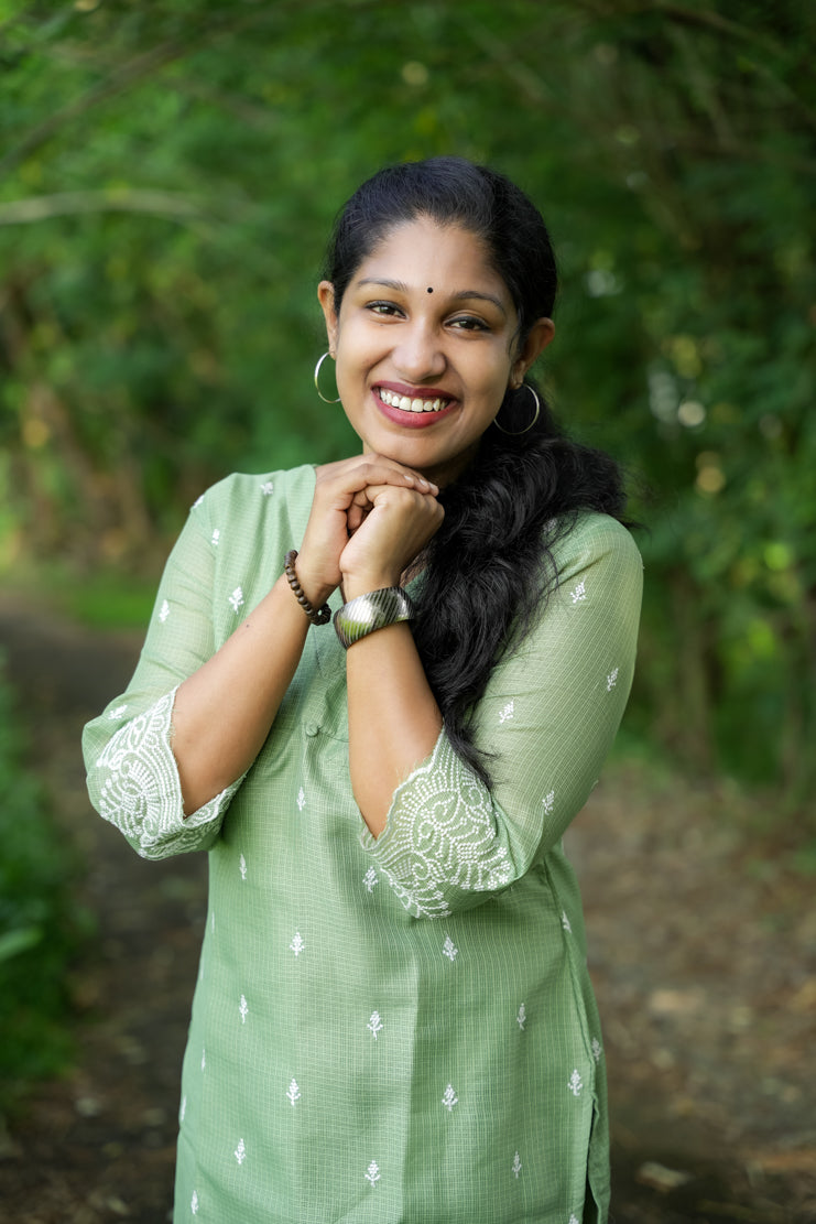 Net Kotta slitted kurti