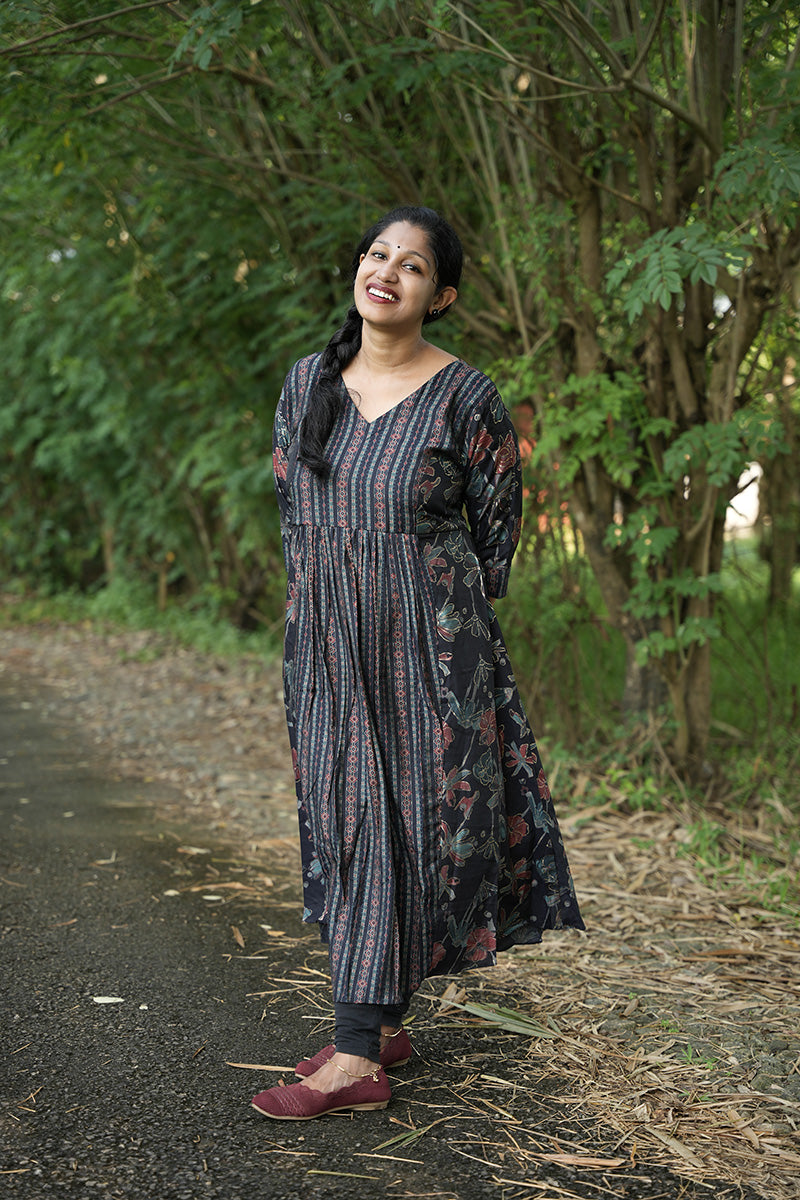 Muslin Silk Dress - CLS0098