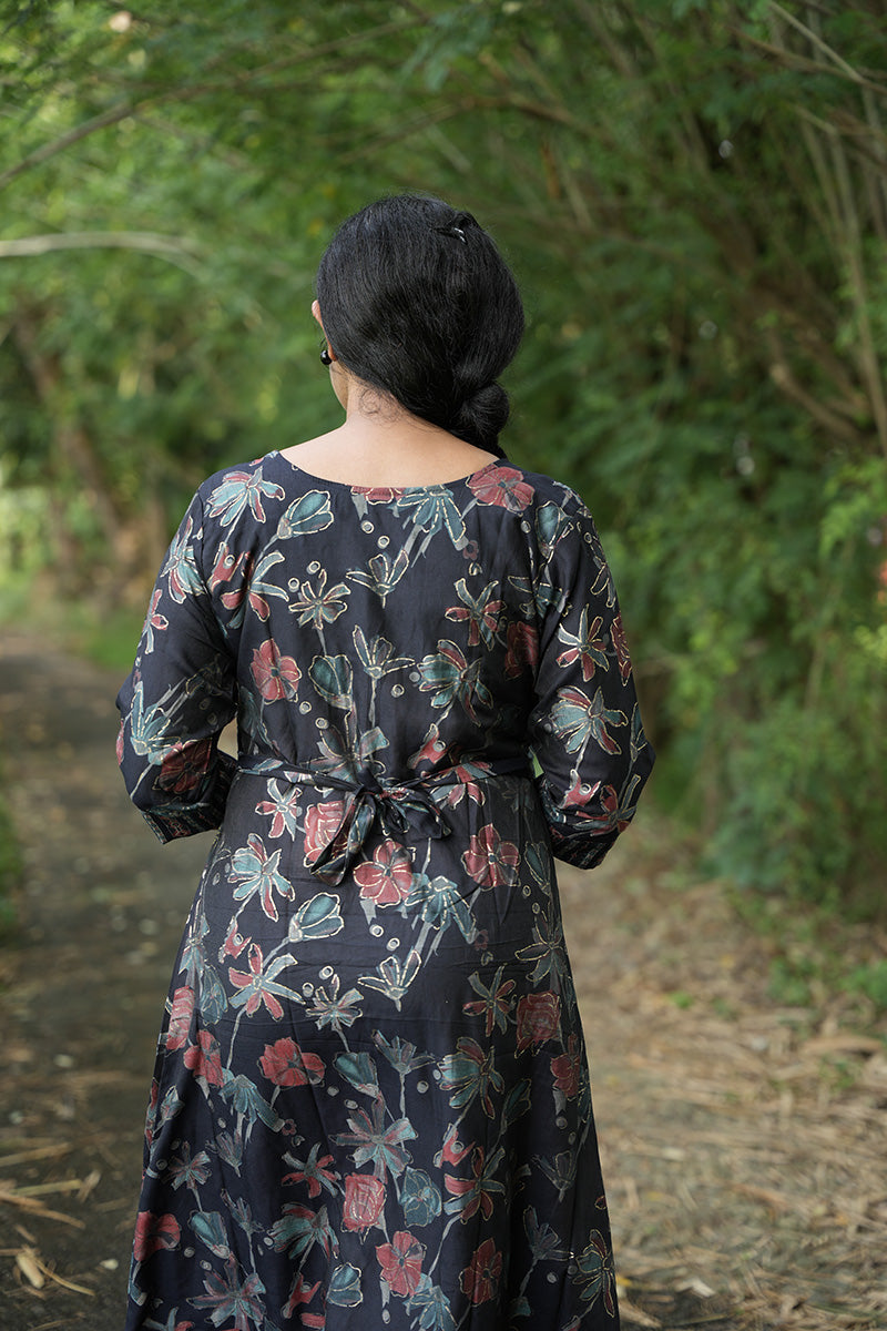 Muslin Silk Dress - CLS0098