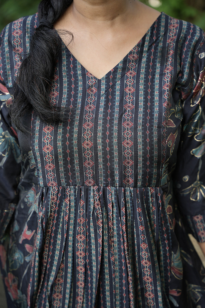 Muslin Silk Dress - CLS0098