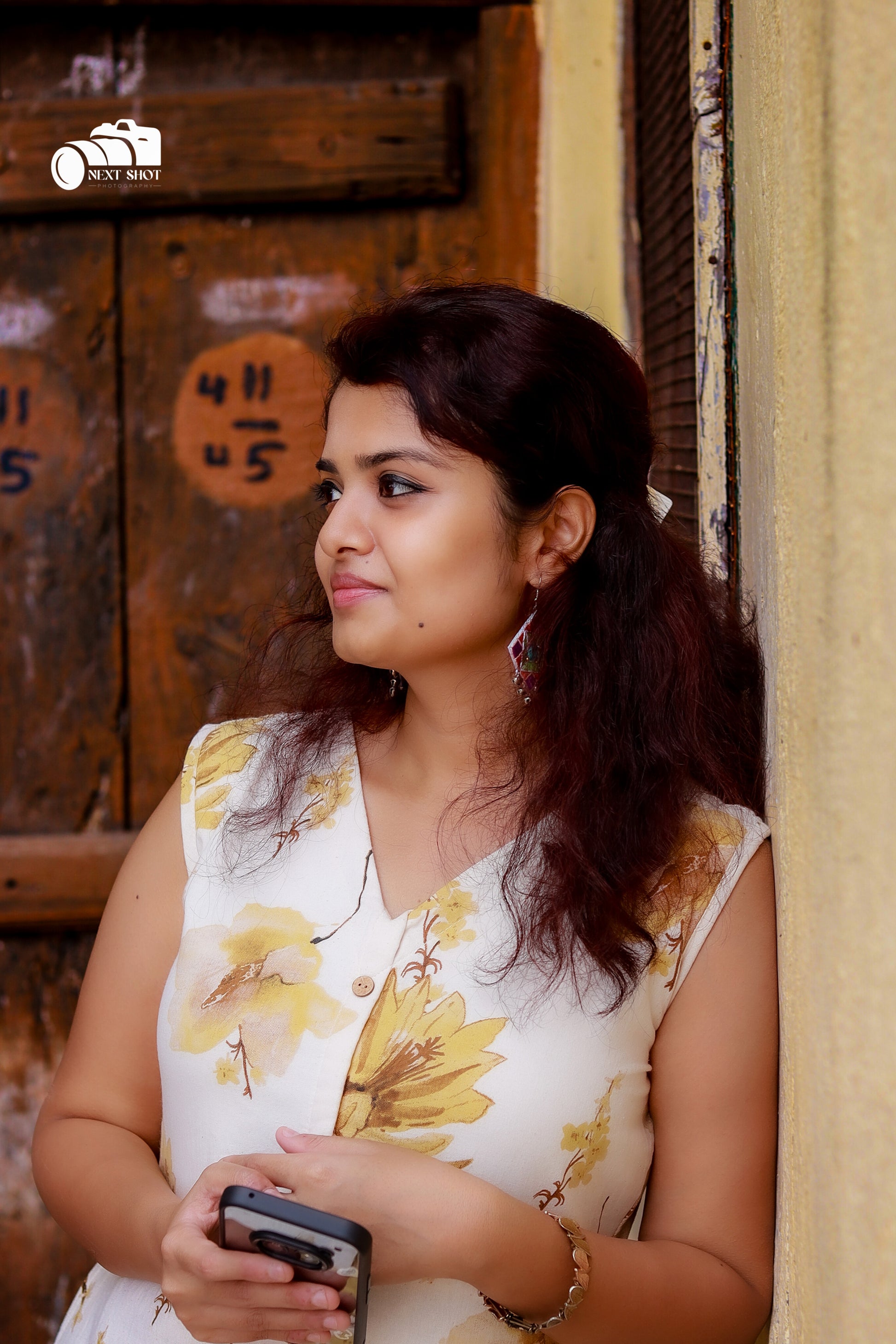 A-Line Cotton Dress with Artistic Print – Sleeveless with Optional Sleeves - CLS0146