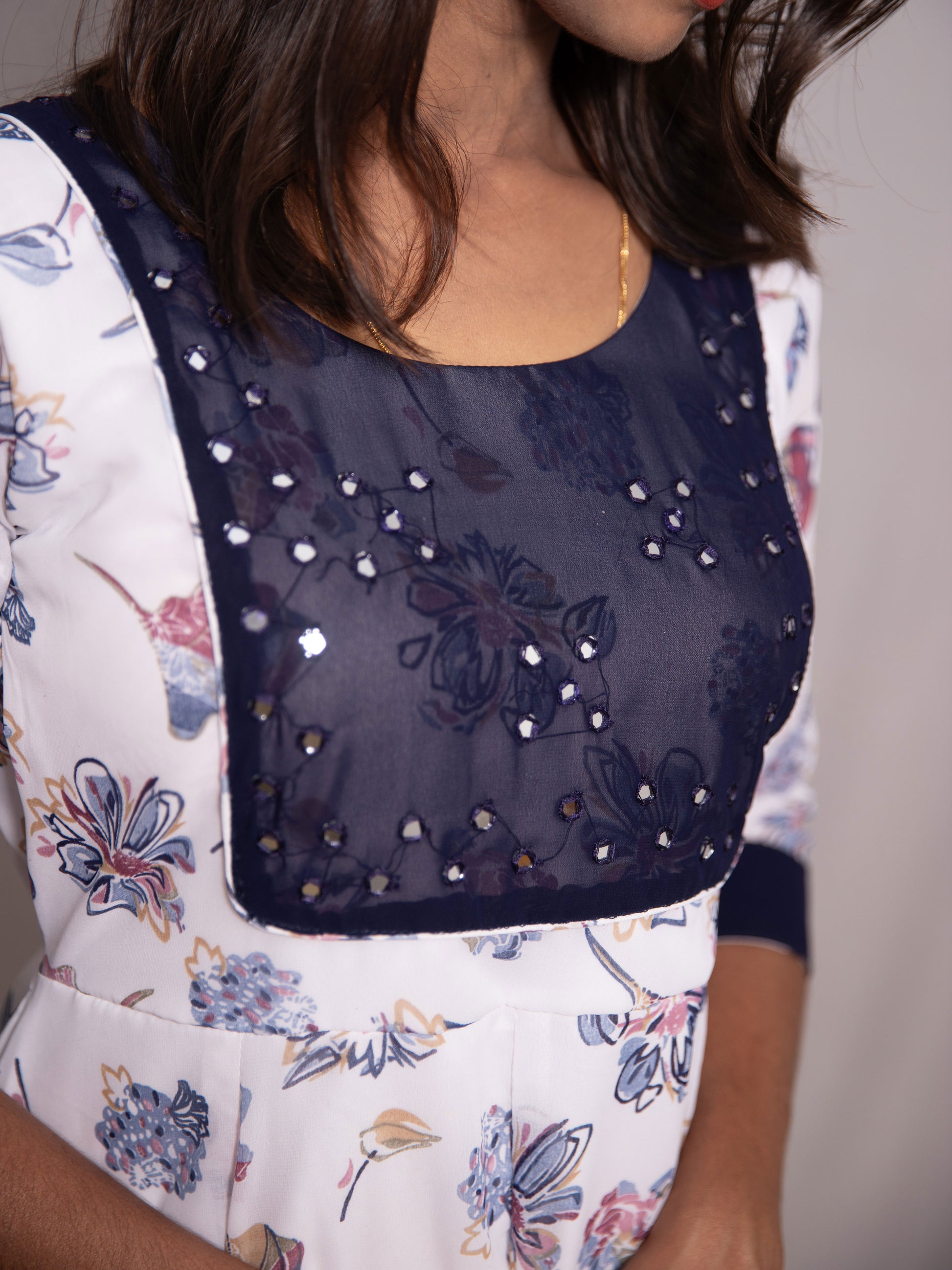 Printed Georgette Dress