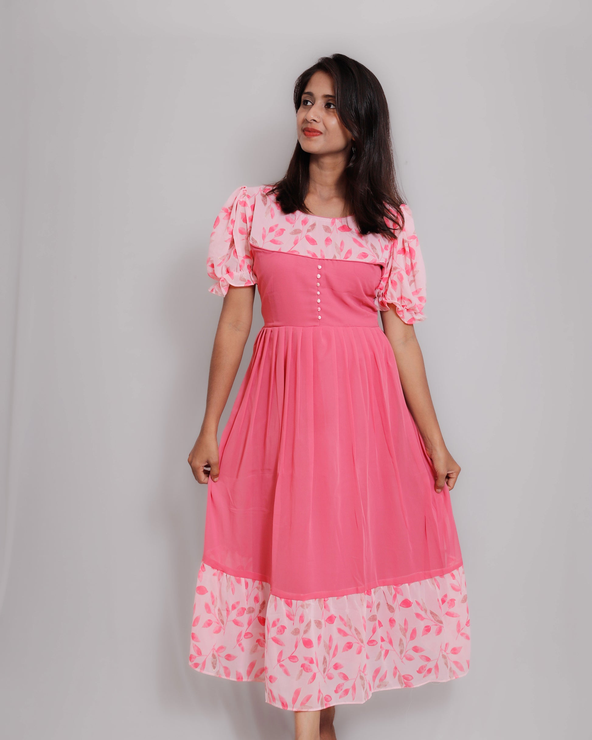 Elegant Georgette Dress - VR0061