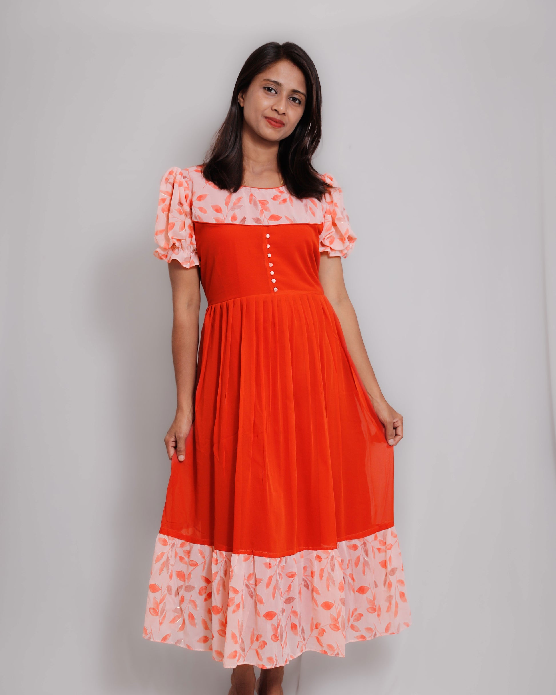 Elegant Georgette Dress - VR0061