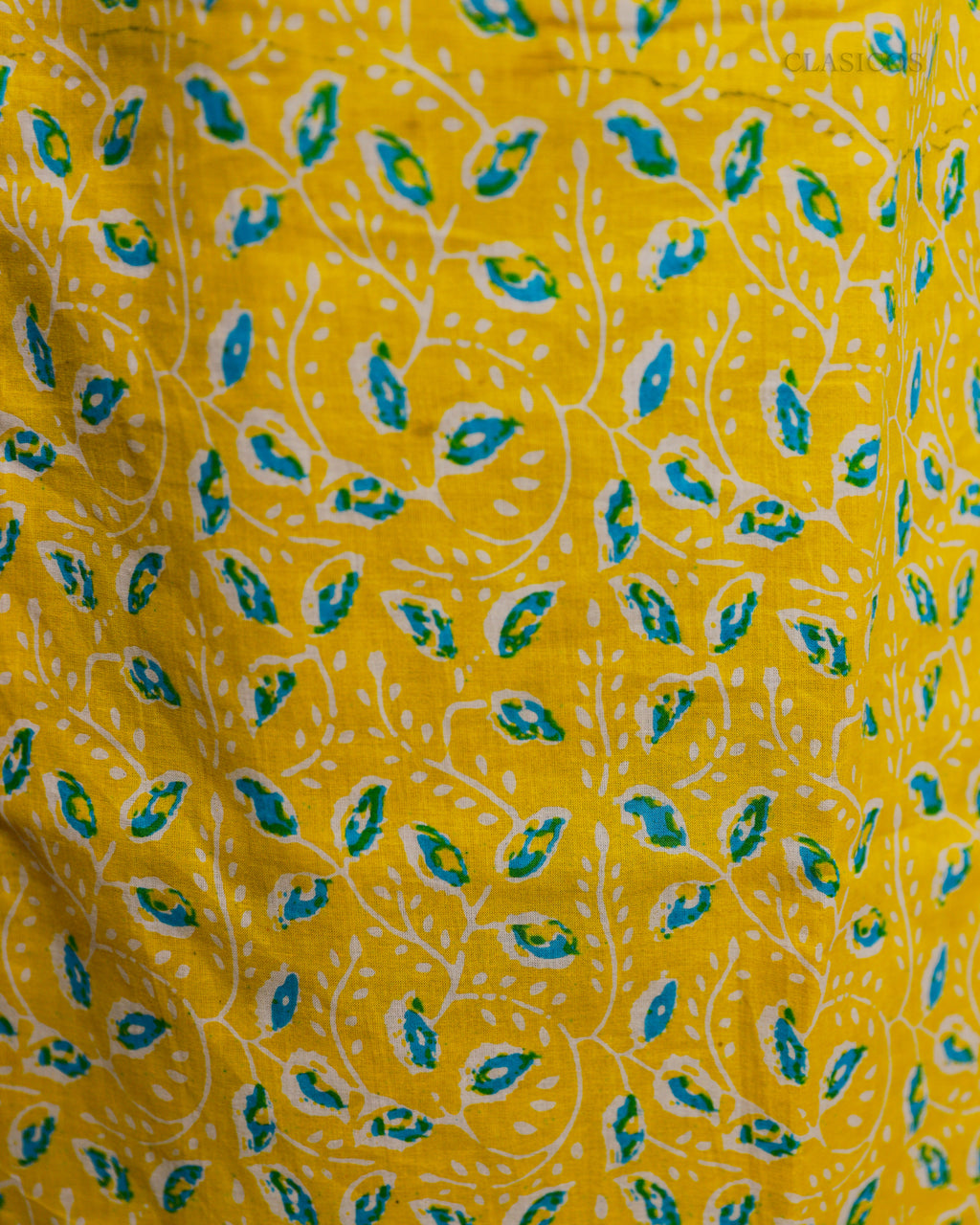 Vibrant Yellow Pure Cotton Kurti