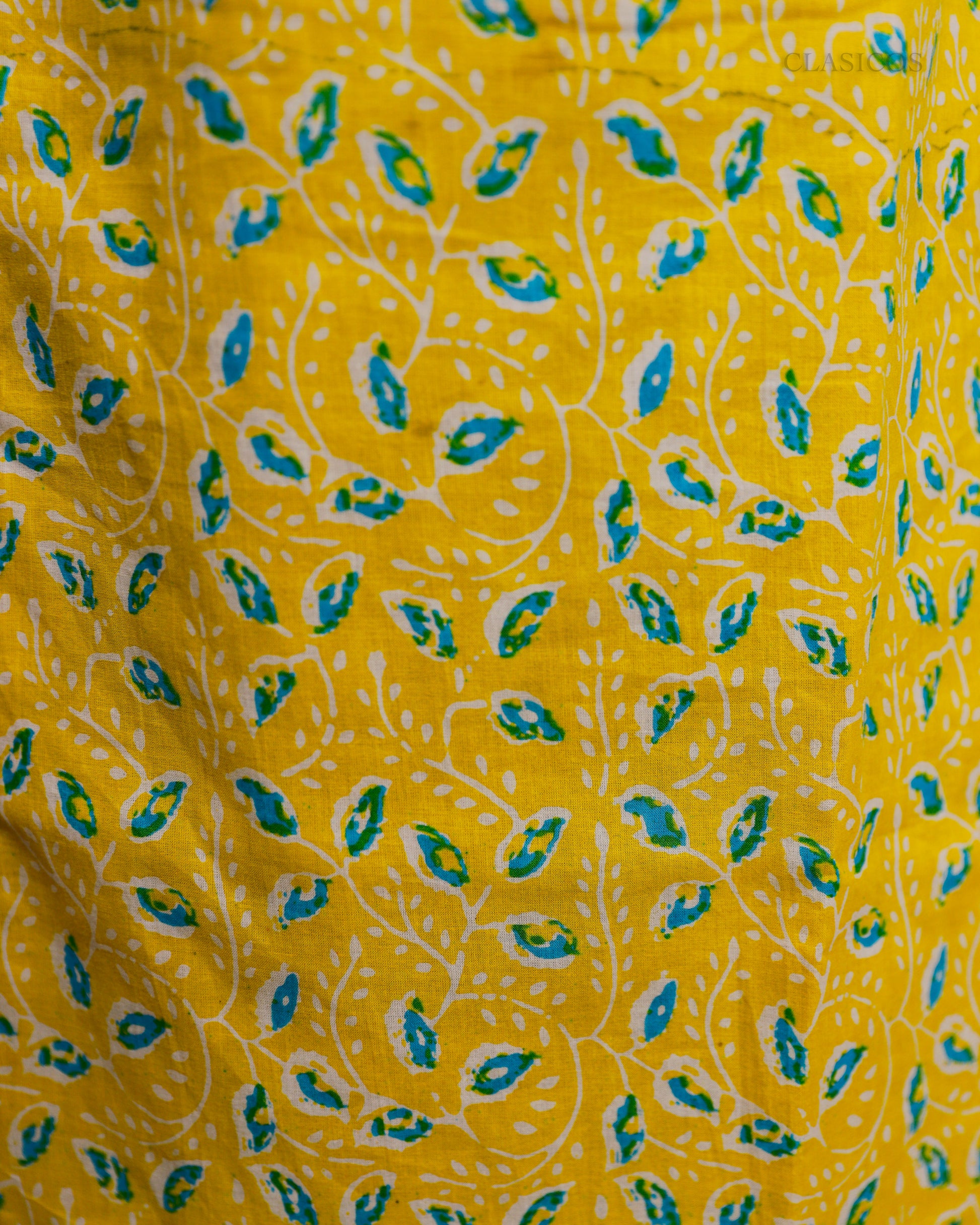 Vibrant Yellow Pure Cotton Kurti
