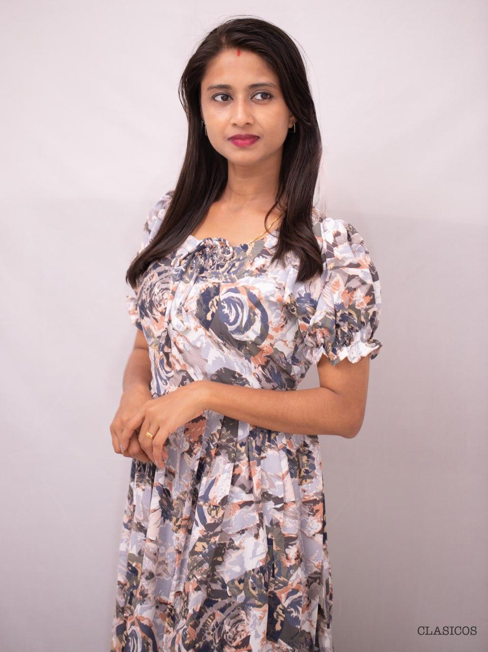 Soft georgette dress