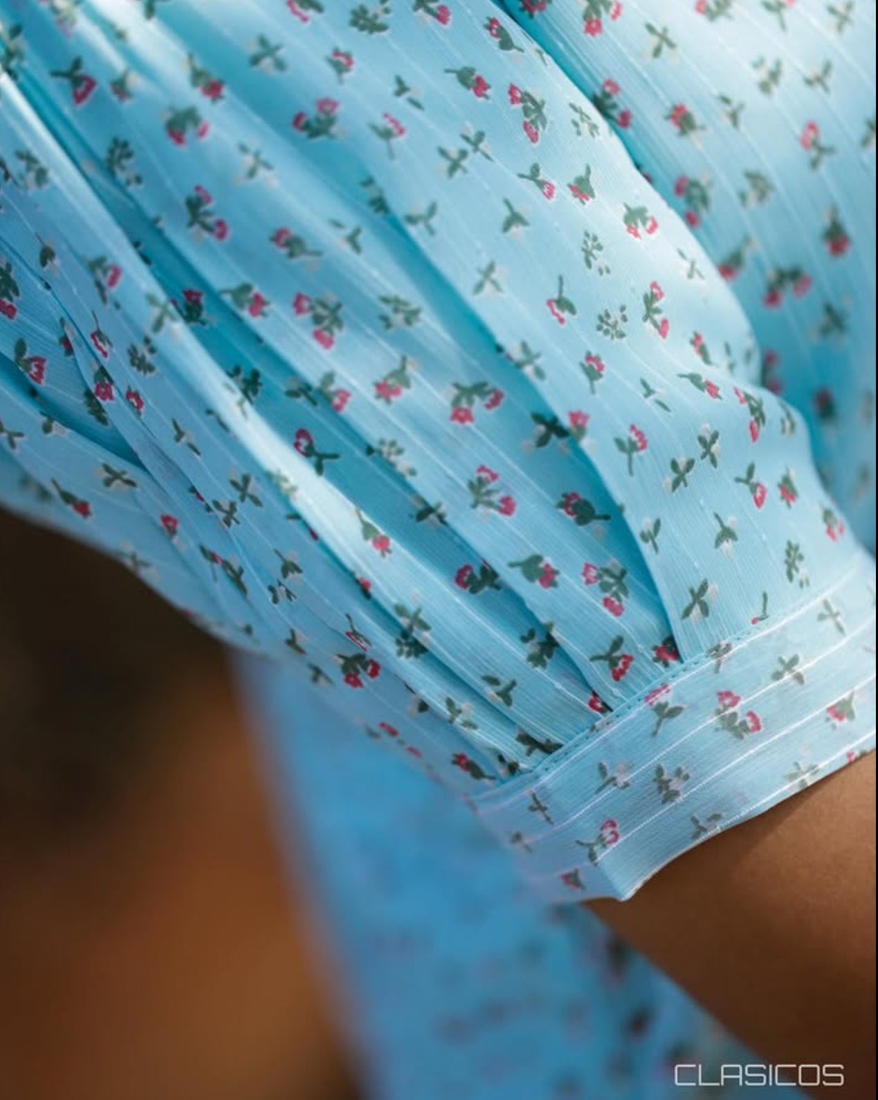 Georgette dress with floral prints