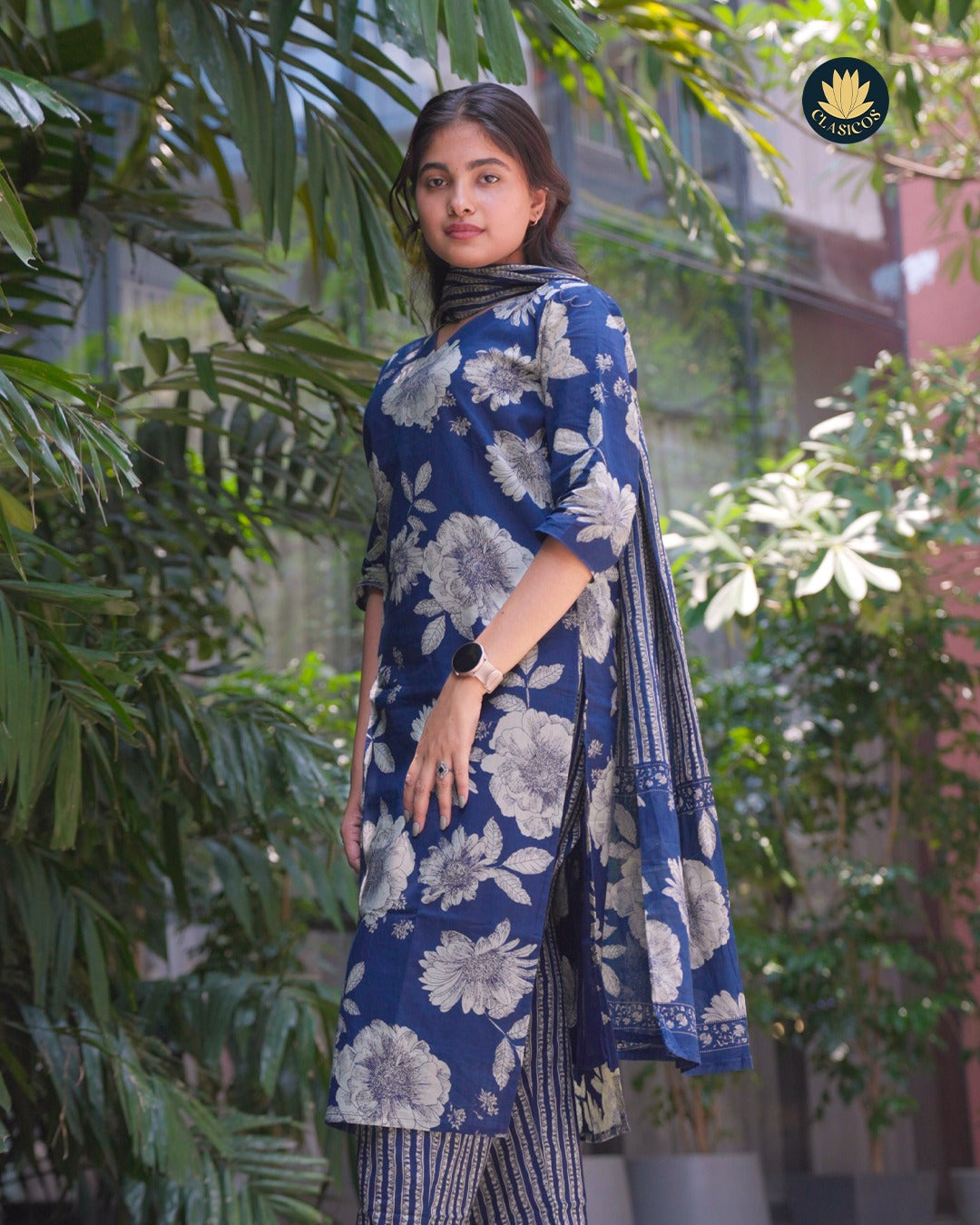 Bold Premium Printed Cotton Salwar Set - CLS0123
