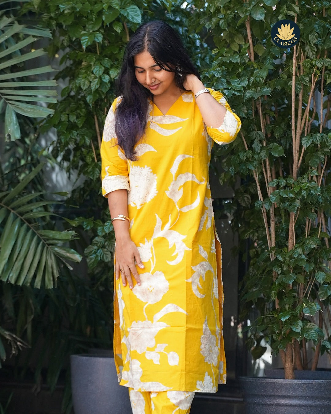 Premium Bold Printed Cotton Coord Set - CLS0129