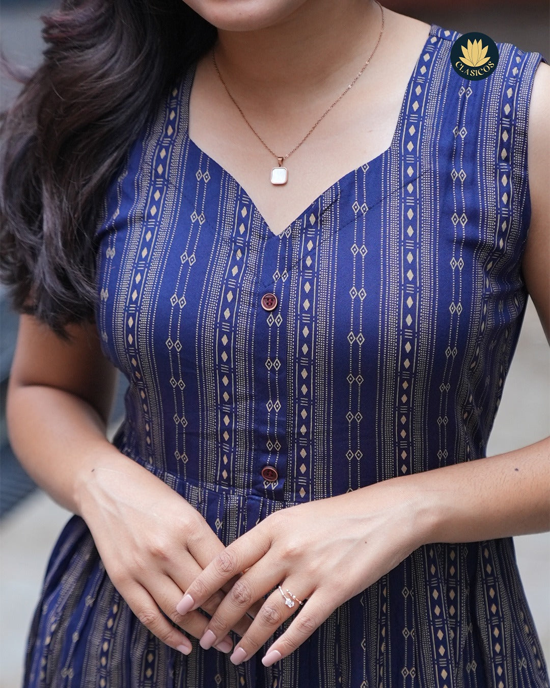Effortless Cotton Sleeveless Dress – Versatile, Breathable & Ready to Style - CLS0131
