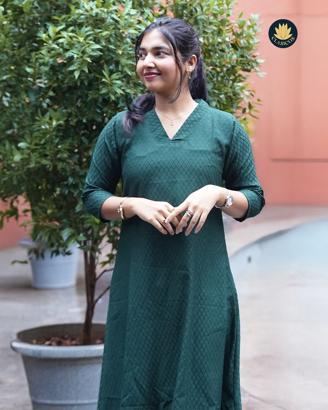 Solid Colour Co-ord Set in Imported Fabric
