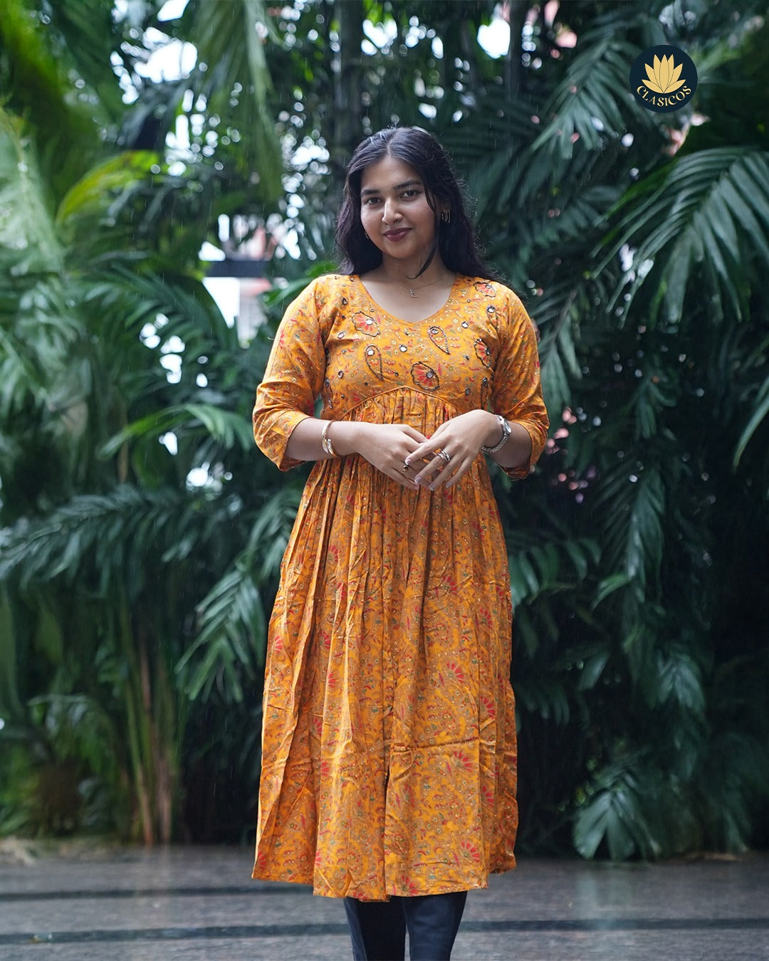 alia cutting dress Venustus The soft pink hue and intricate craftsmanship make it a standout choice for any special occasion Rayon Alia Cut Dress -