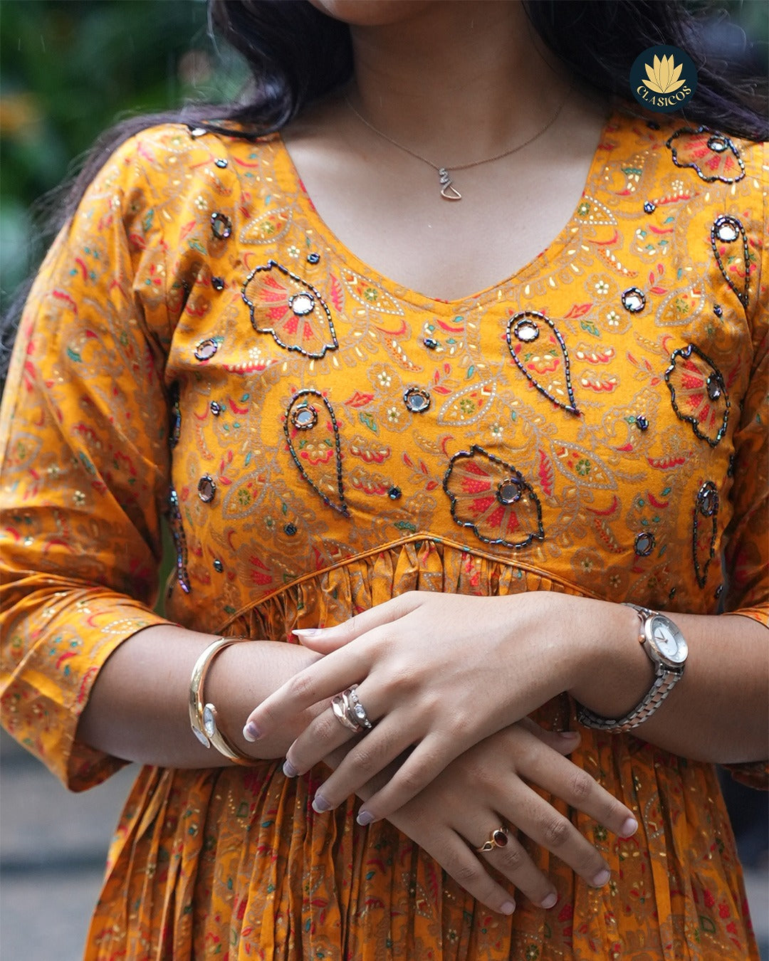Rayon Alia Cut Dress