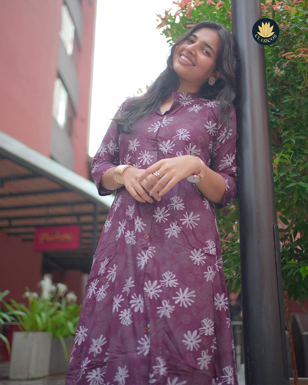 Printed Soft Rayon Long Co-ord Set