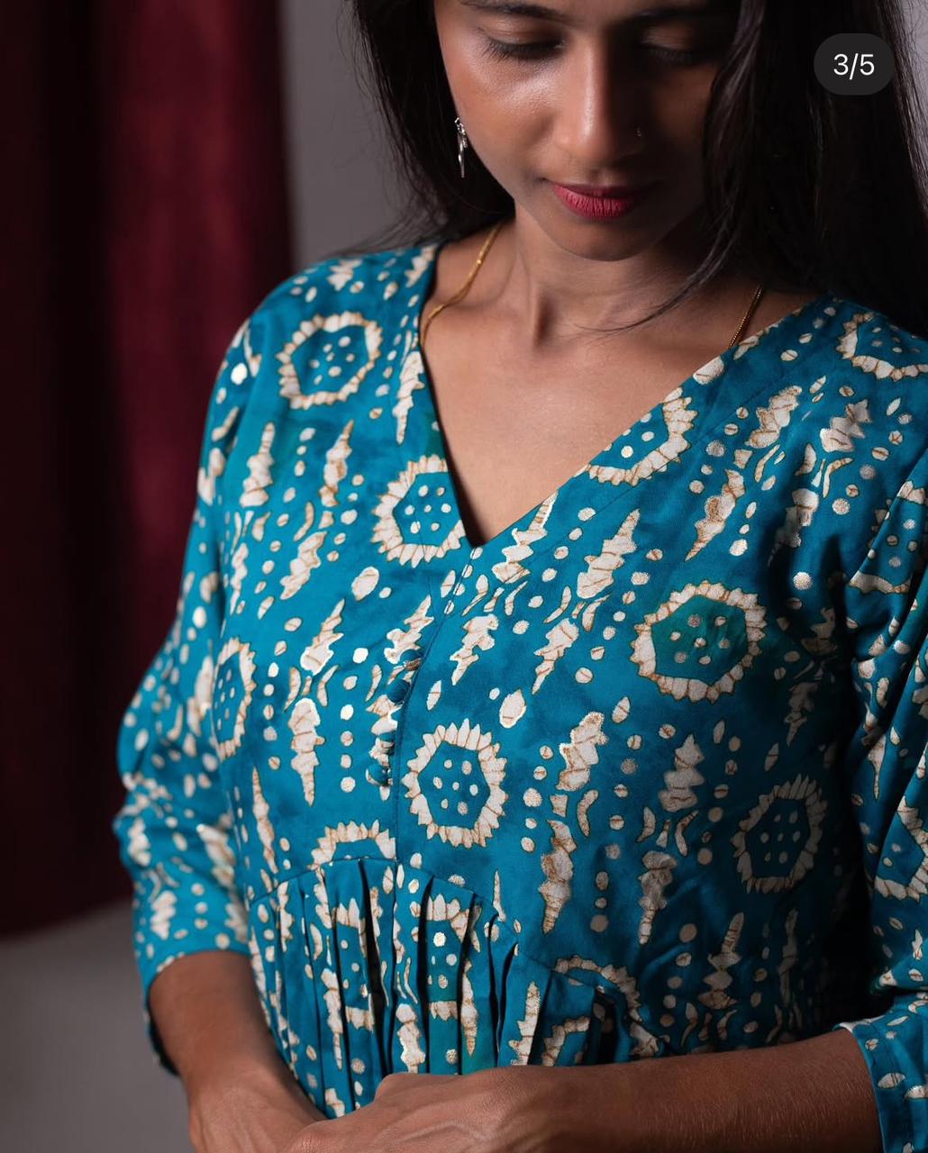 Rayon Alia-Cut Kurti