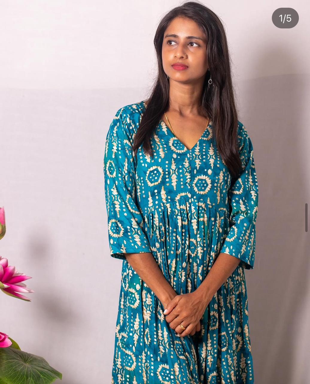 Rayon Alia-Cut Kurti