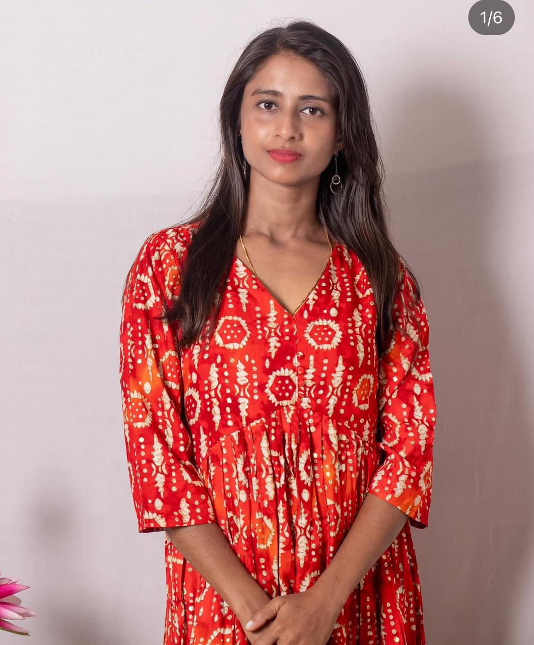 Rayon Alia-Cut Kurti