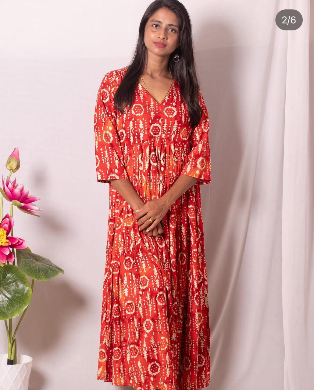Rayon Alia-Cut Kurti