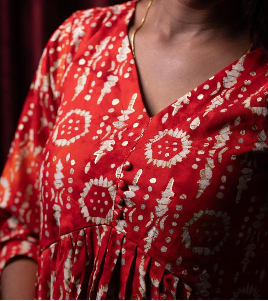 Rayon Alia-Cut Kurti