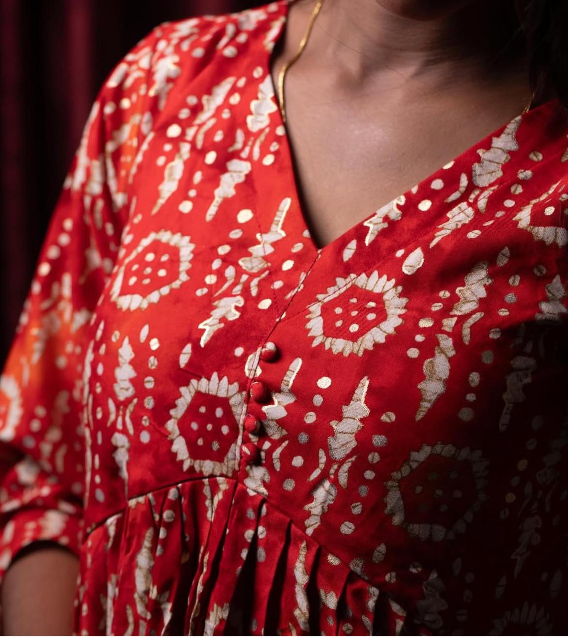 Rayon Alia-Cut Kurti