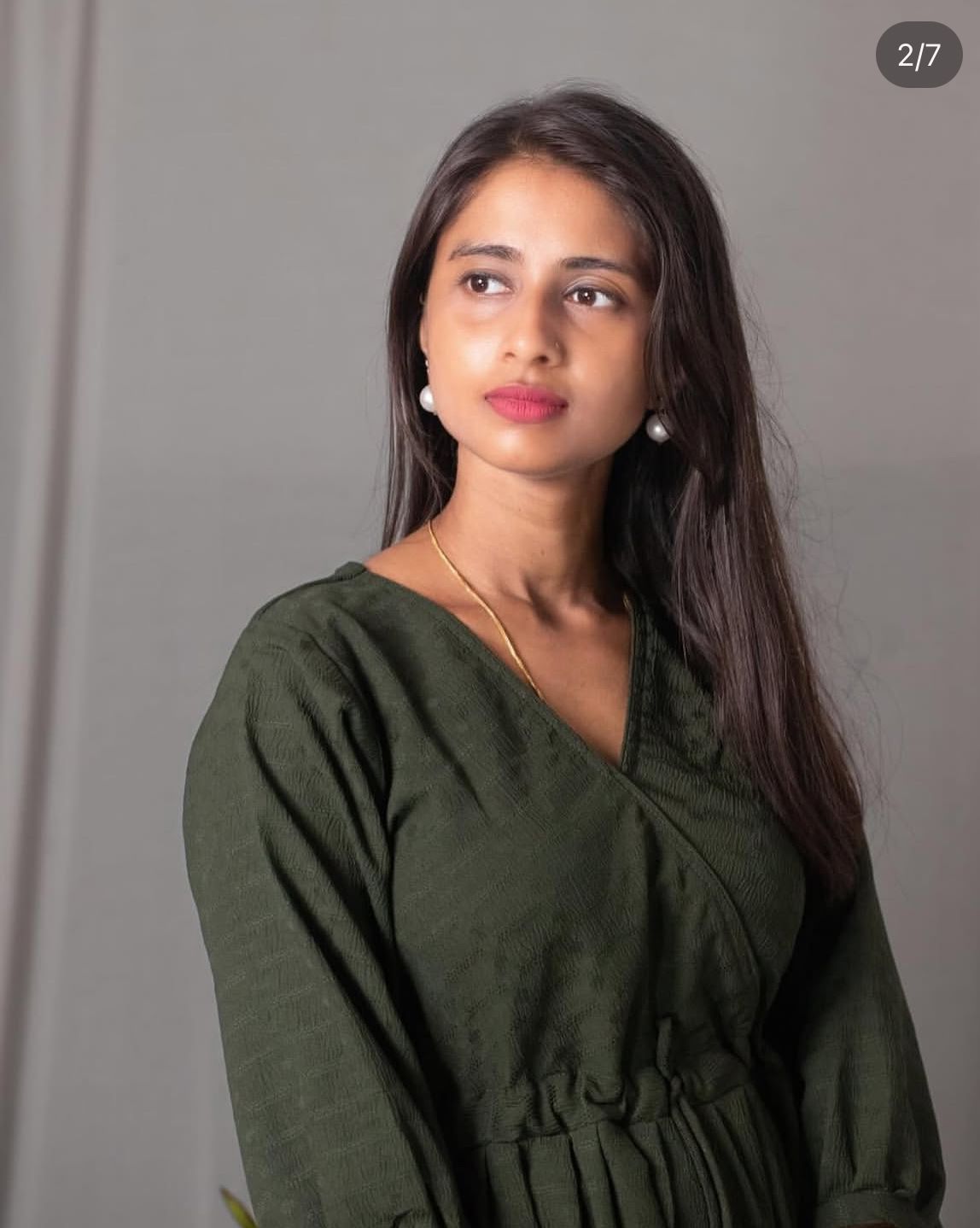 Popcorn Dress with Angrakha Pattern