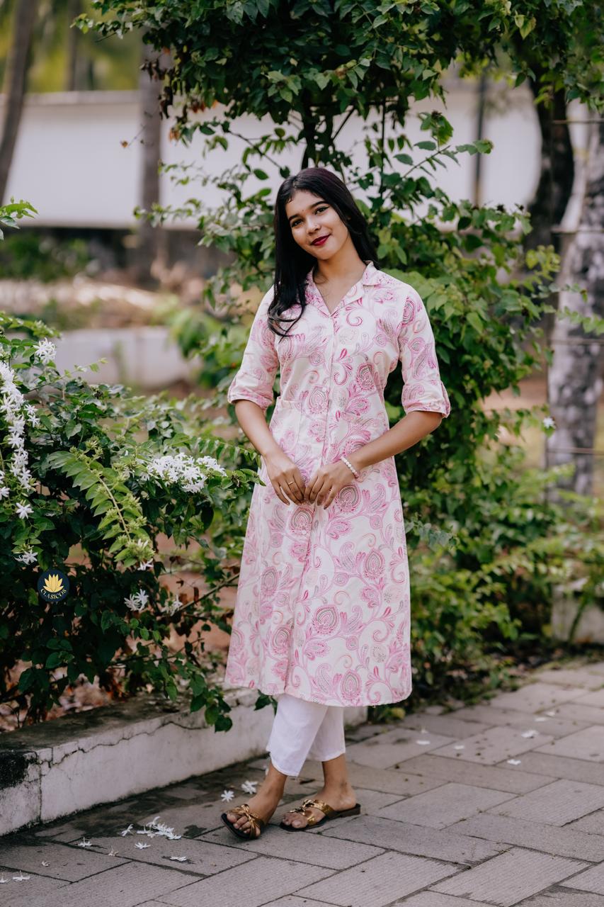Timeless Paisley Flex-Cotton Tunic - CLS0179