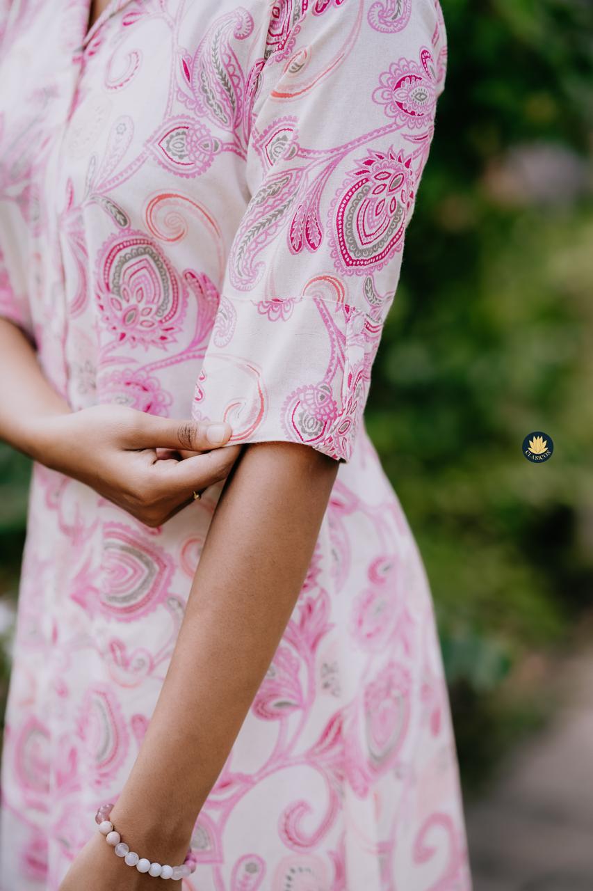 Timeless Paisley Flex-Cotton Tunic - CLS0179