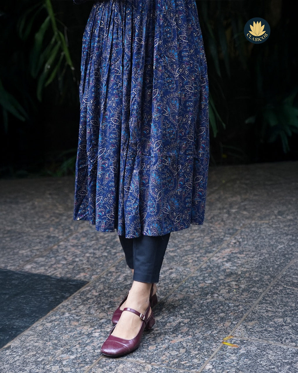 Rayon Alia Cut Dress - CLS0136