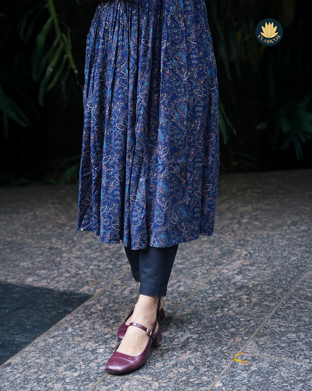 Rayon Alia Cut Dress - CLS0136