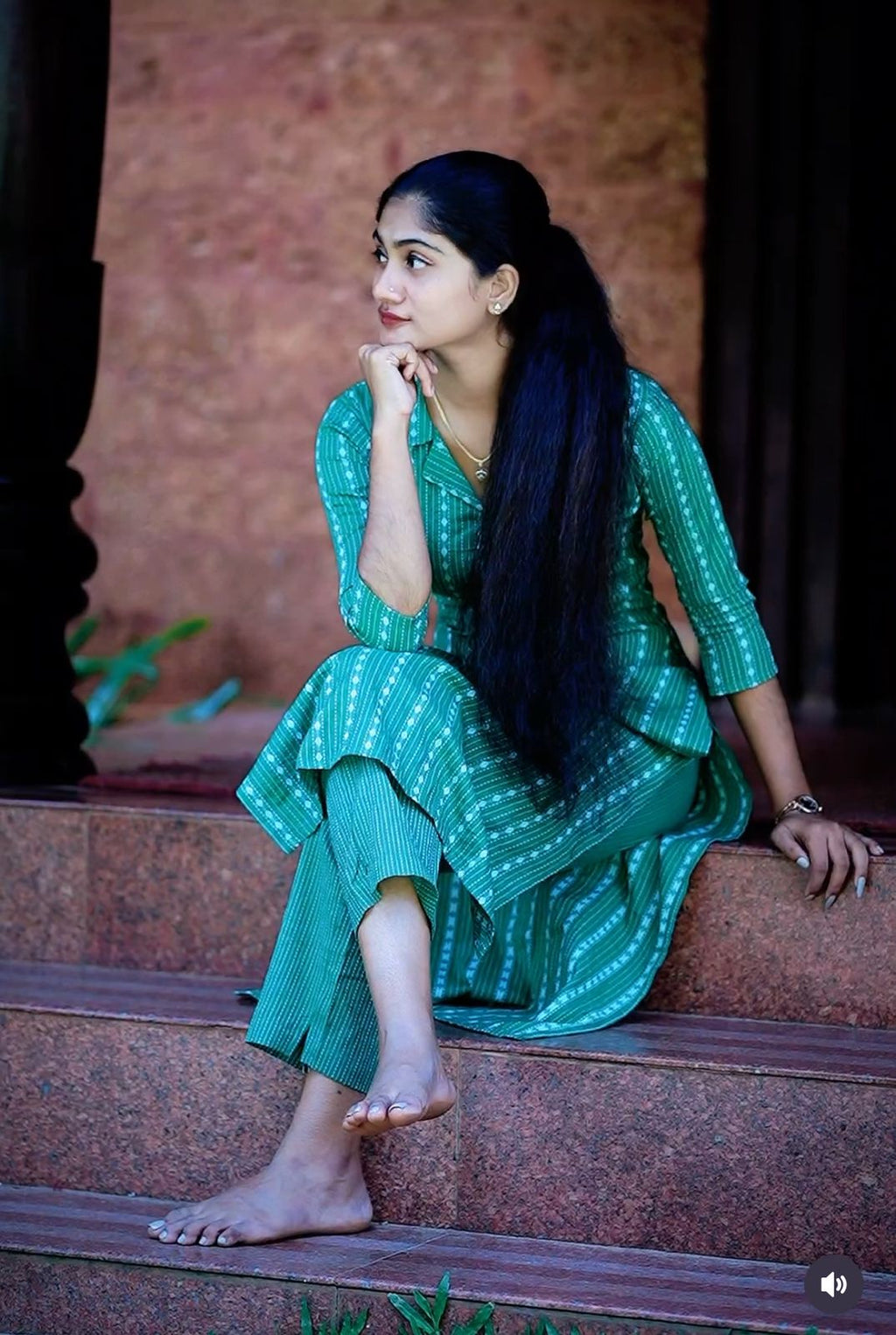 Kantha cotton coord set - CLS0170