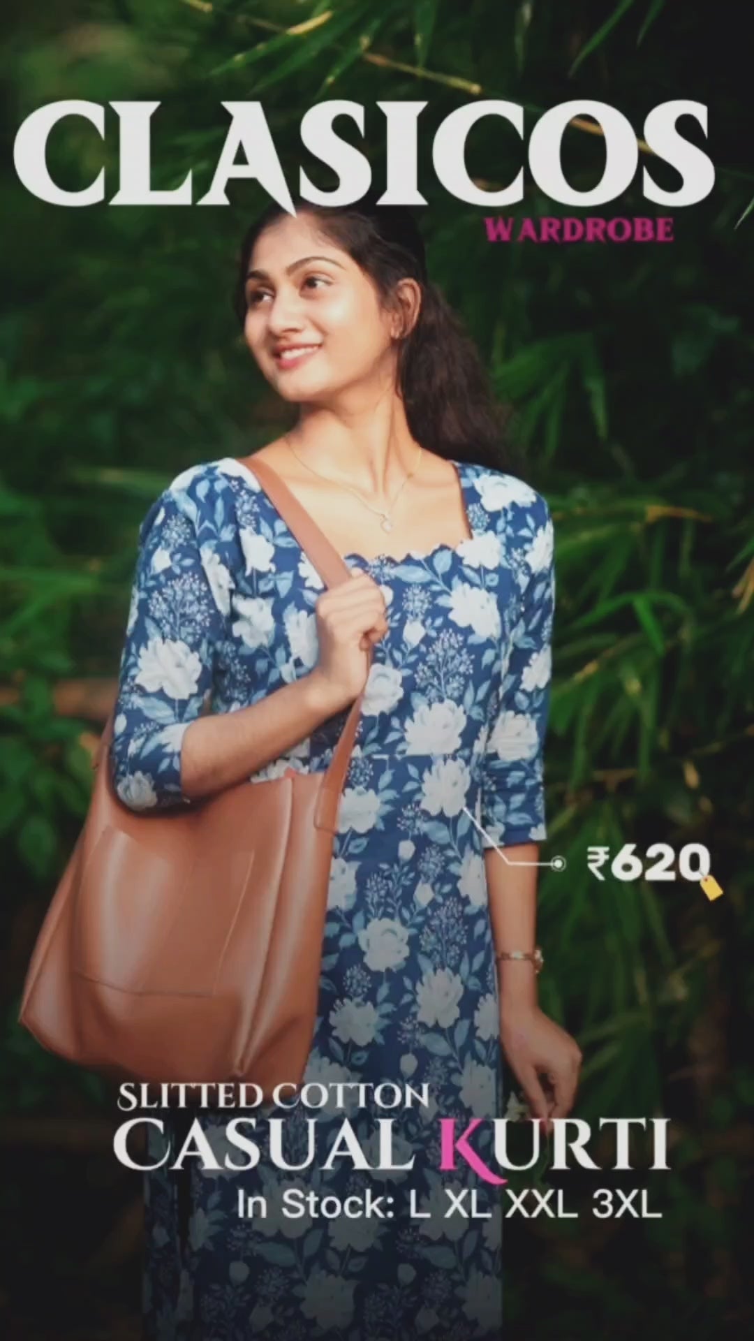 Cotton Casual Slit-Style Top with Lining - CLS0167